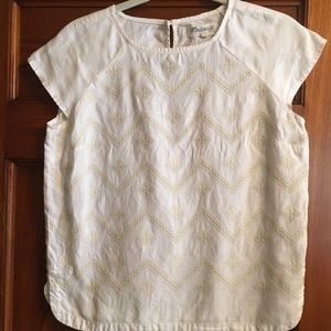 Cream Madewell top